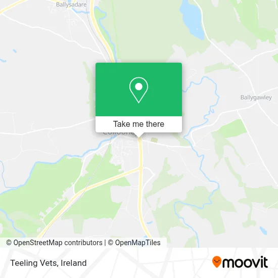 Teeling Vets map