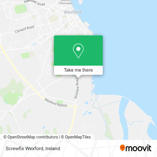 Screwfix Wexford map