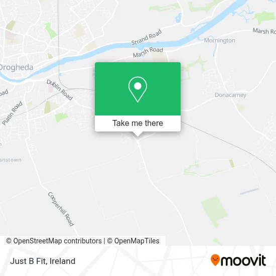 Just B Fit map