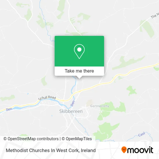 Methodist Churches In West Cork map