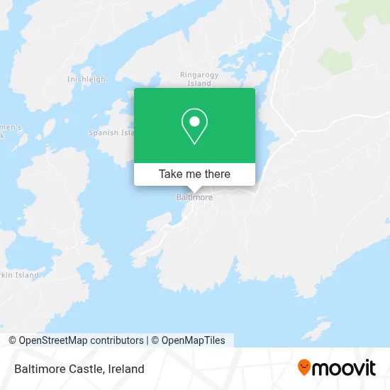 Baltimore Castle map