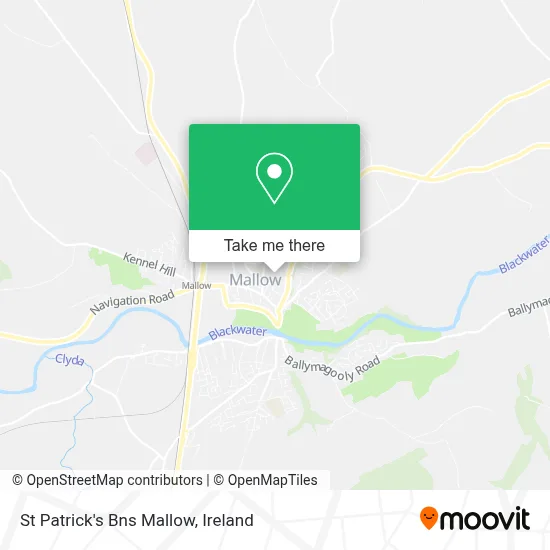 St Patrick's Bns Mallow map