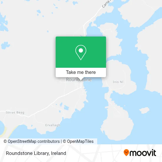 Roundstone Library map