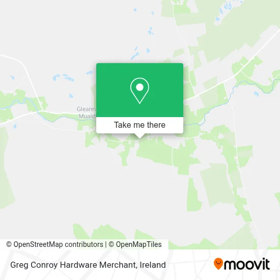Greg Conroy Hardware Merchant map