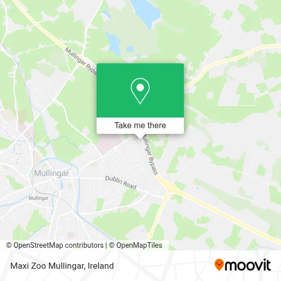 Maxi Zoo Mullingar map