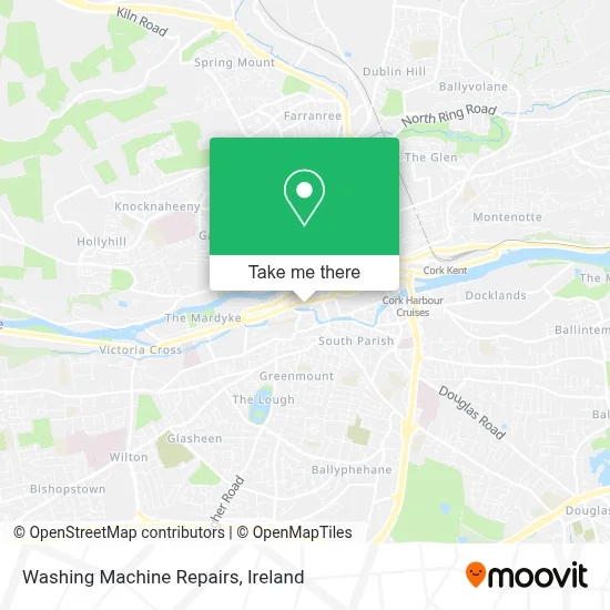 Washing Machine Repairs map