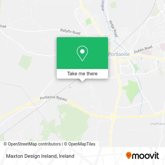 Maxton Design Ireland map