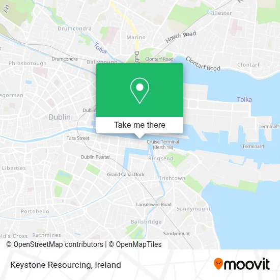Keystone Resourcing map