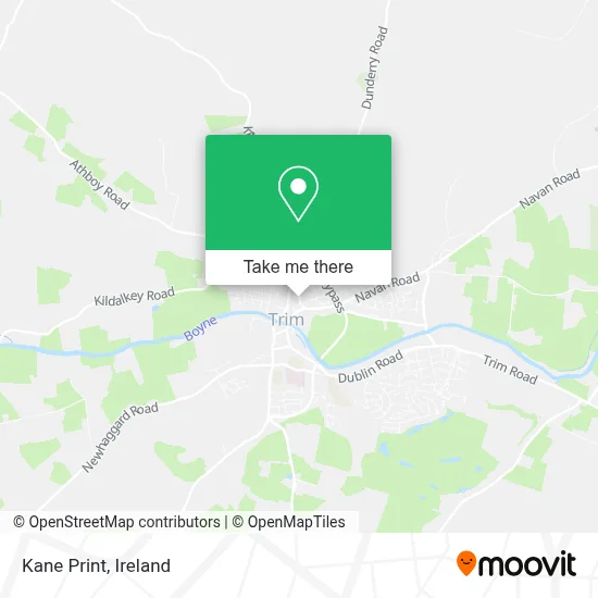 Kane Print map