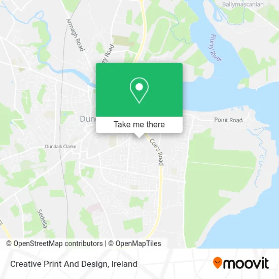 Creative Print And Design map