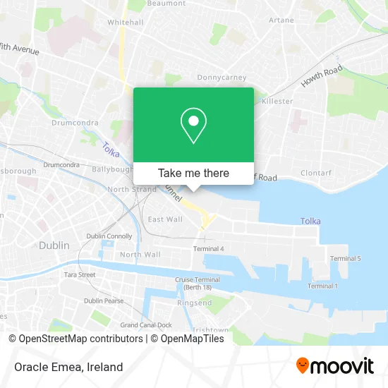 Oracle Emea map