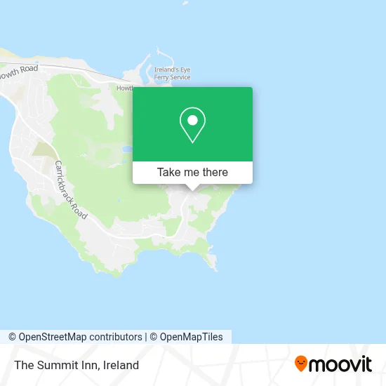 The Summit Inn map
