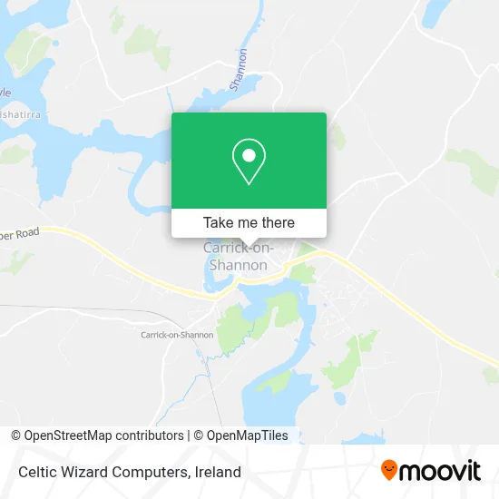 Celtic Wizard Computers map