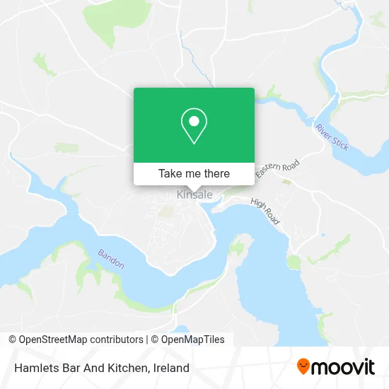Hamlets Bar And Kitchen map