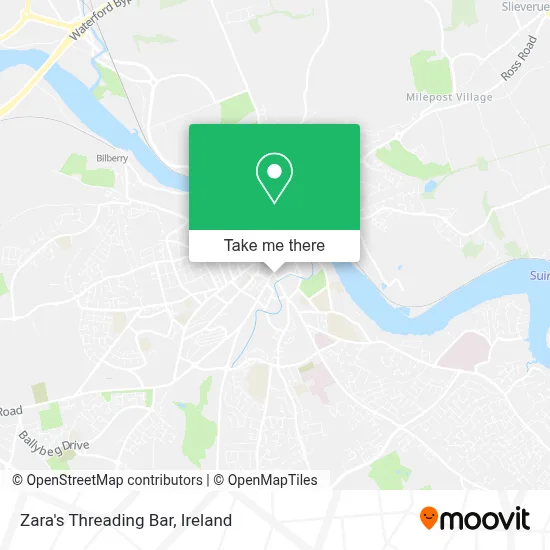 Zara's Threading Bar map