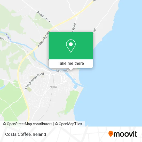 Costa Coffee map