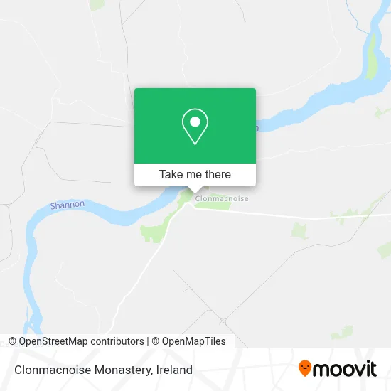 Clonmacnoise Monastery map