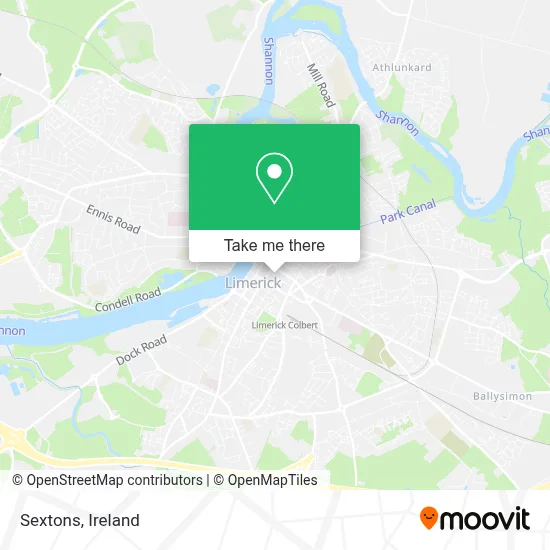 Sextons map