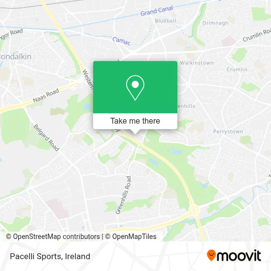 Pacelli Sports map