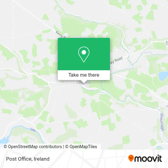 Post Office map