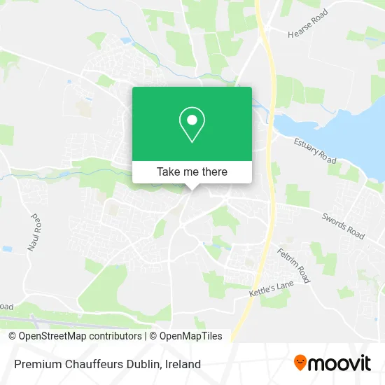 Premium Chauffeurs Dublin map