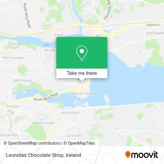 Leonidas Chocolate Shop map