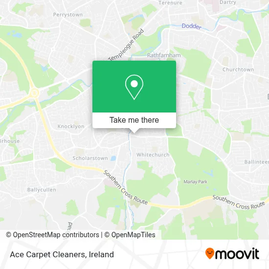 Ace Carpet Cleaners map
