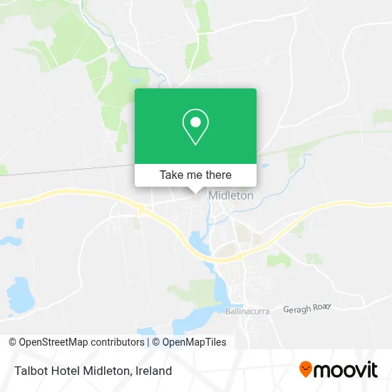 Talbot Hotel Midleton map
