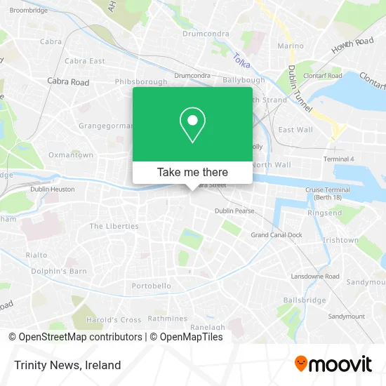 Trinity News map