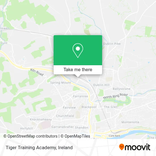 Tiger Training Academy map