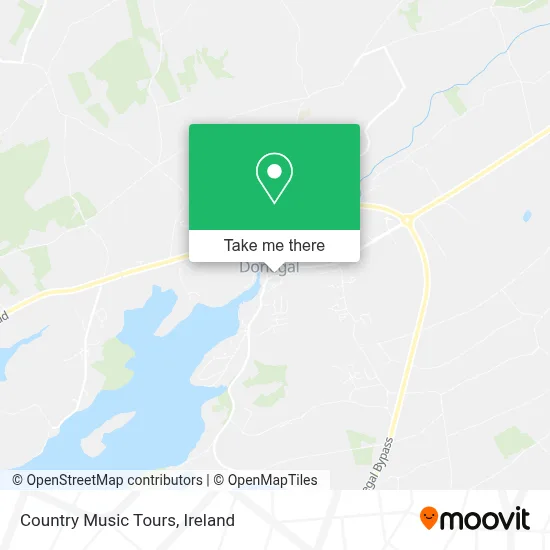 Country Music Tours map
