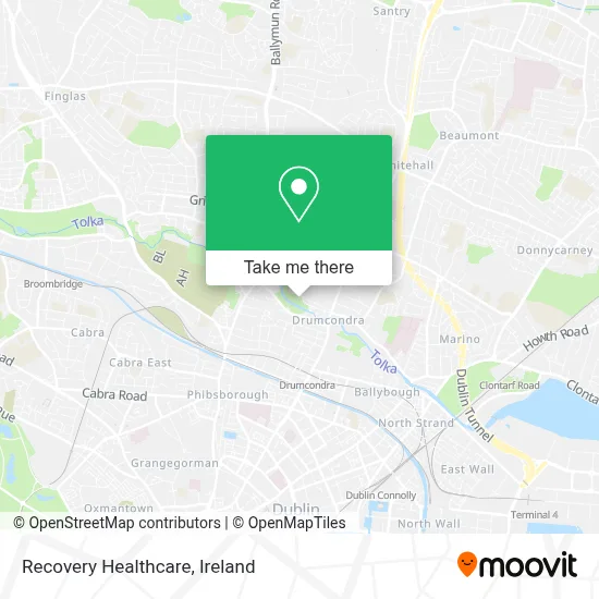 Recovery Healthcare map