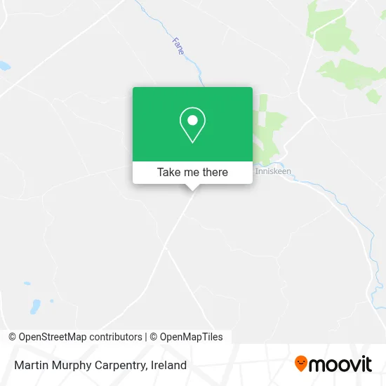 Martin Murphy Carpentry map