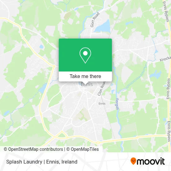Splash Laundry | Ennis map