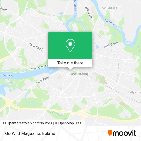 Go Wild Magazine map