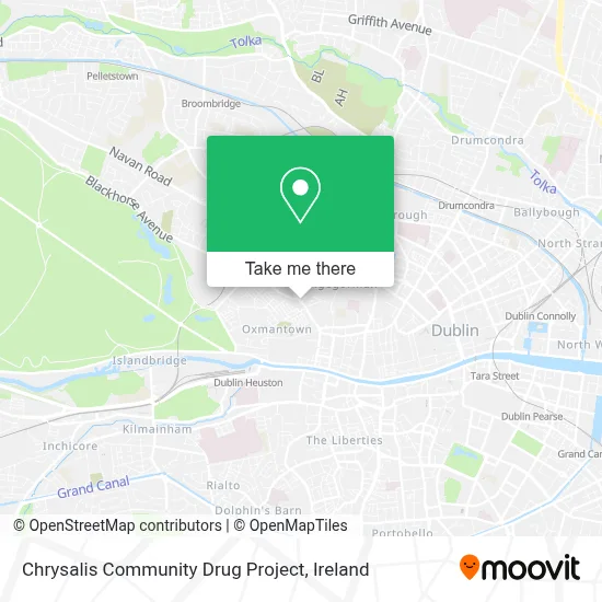 Chrysalis Community Drug Project map