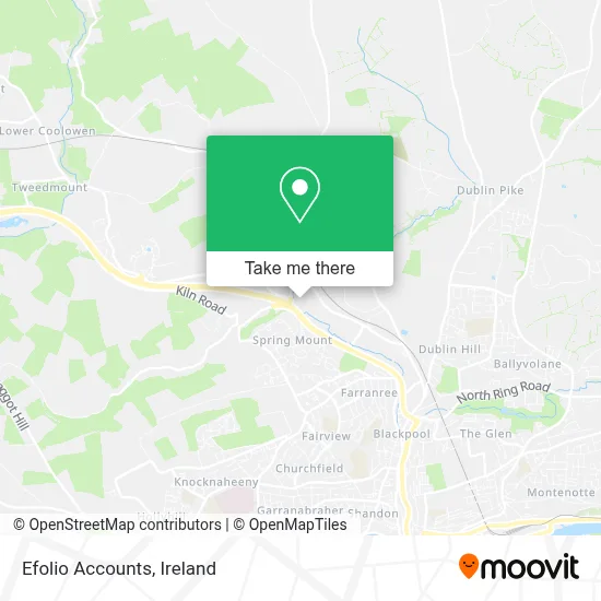 Efolio Accounts map