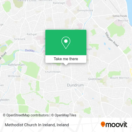Methodist Church In Ireland map