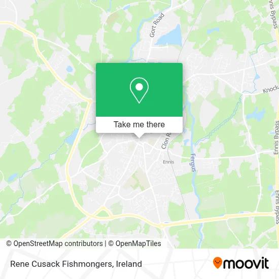 Rene Cusack Fishmongers map