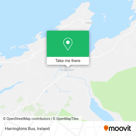 Harringtons Bus map