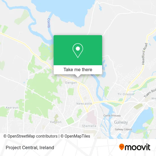 Project Central map