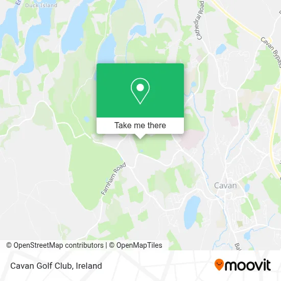 Cavan Golf Club map