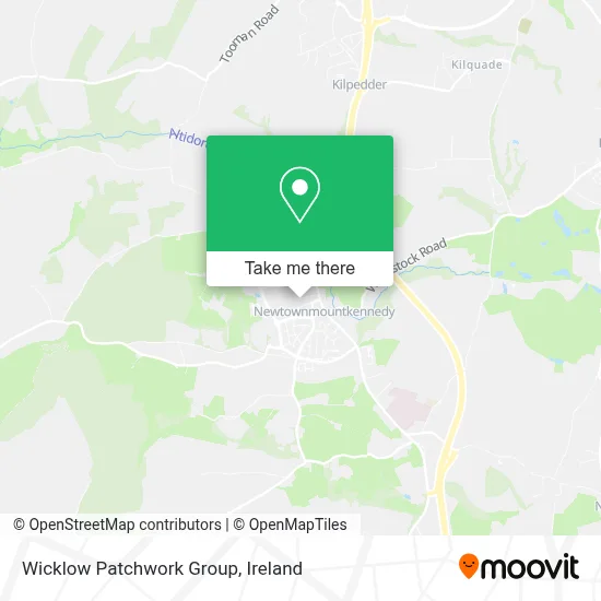 Wicklow Patchwork Group map
