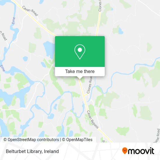 Belturbet Library map