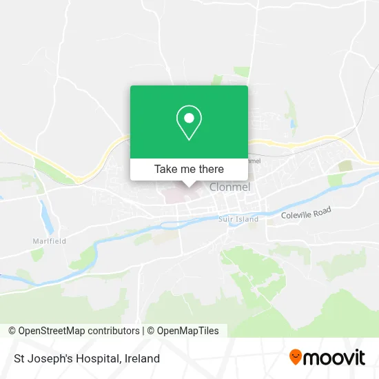 St Joseph's Hospital map