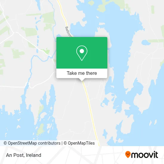 An Post map