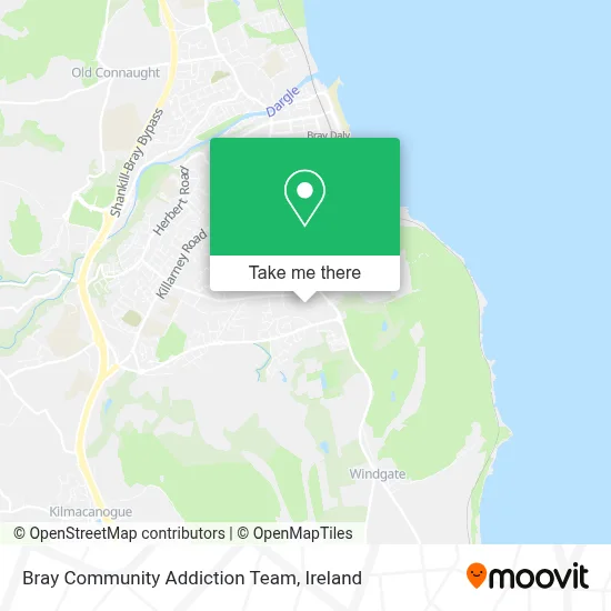 Bray Community Addiction Team map