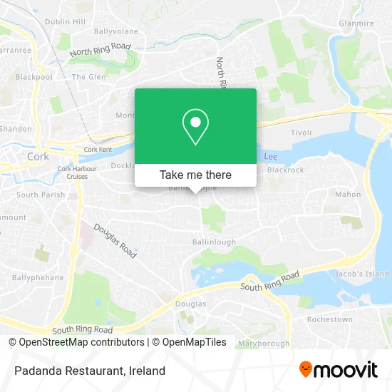 Padanda Restaurant map