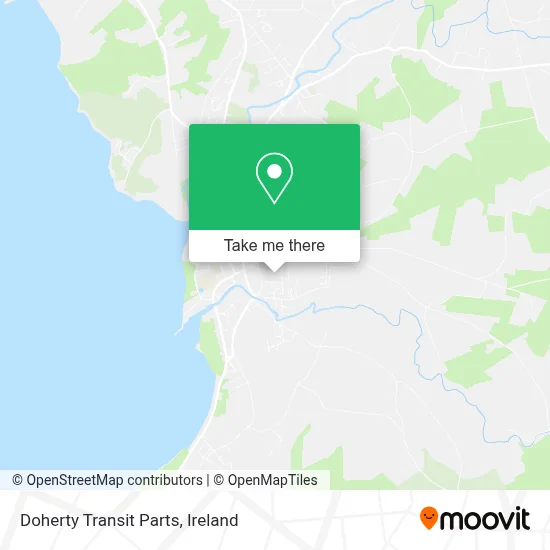 Doherty Transit Parts map