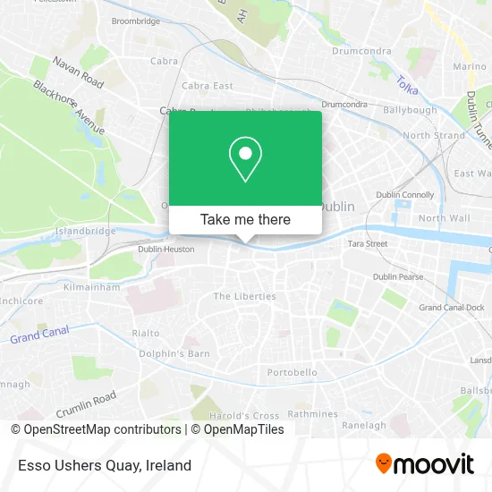 Esso Ushers Quay map